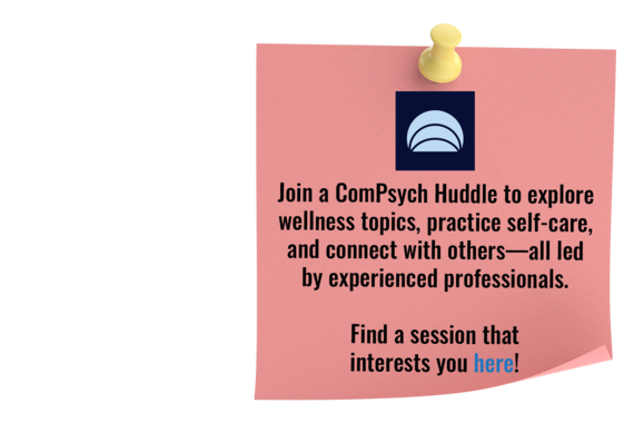 ComPsych Huddle Post-It