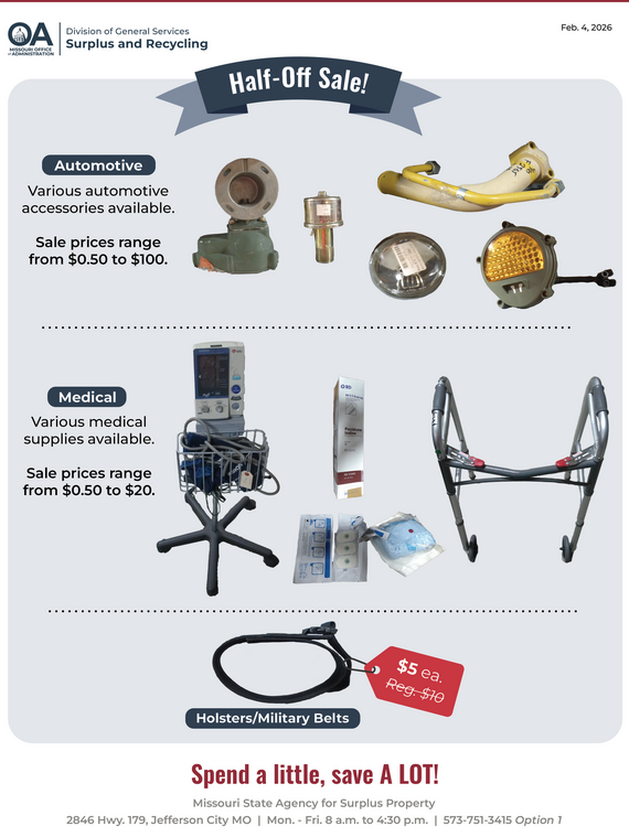 February 2026 Surplus Spotlight page 2