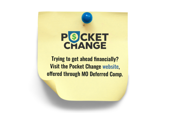 Pocket Change Yellow Post-It