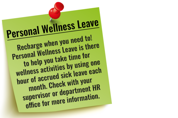 Personal Wellness Leave Post-It
