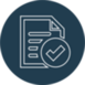 Icon: document with checkmark