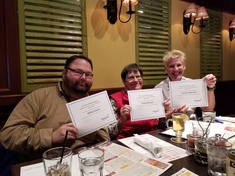 3 Community Connector Series Graduates 2017 At Celebratory Lunch