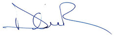 David Rubedor handwritten signature