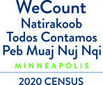 We count. Natirakoob. Todos contamos. Peb muaj nuj nqi. Census 2020.