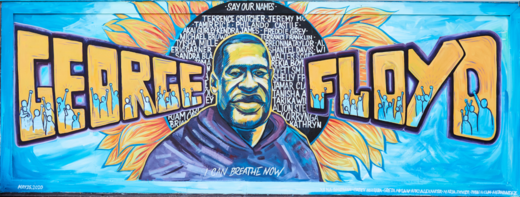 George Floyd Memorial Mural