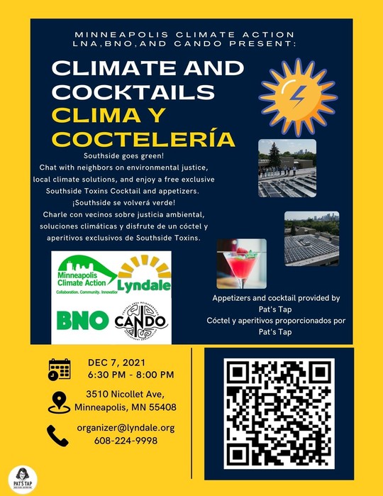 climate and cocktails event