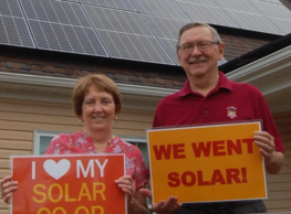 Minnesotans with solar panels on their home