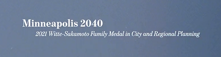 Minneapolis 2040 award 