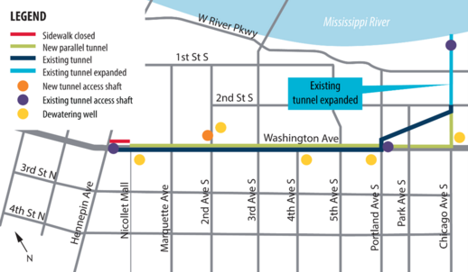 Tunnel map