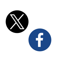 twitter and facebook icons