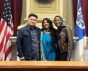 Jason, Aurin and Zaynab