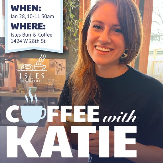 Coffee with Katie graphic