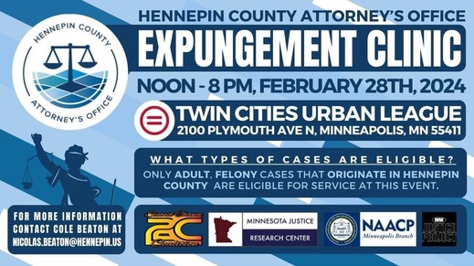 Hennepin County Expungement Clinic & Community Fair 