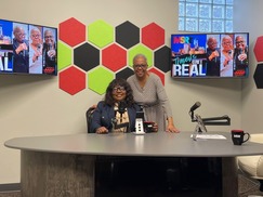 CM Vetaw on set of Tracey's Keepin' It Real