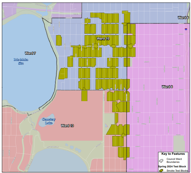 Sewer Smoke Testing Map