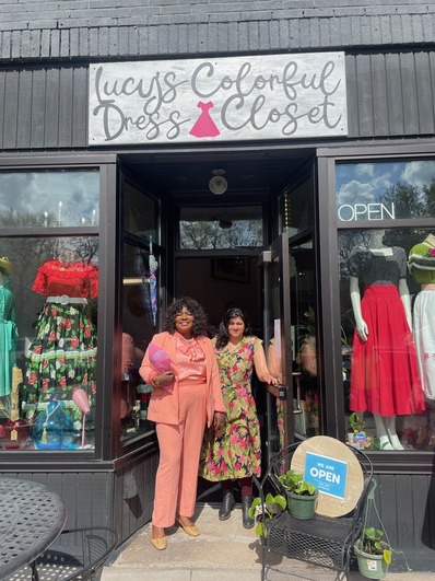 Lucy's Colorful Dress Closet