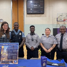 CM Palmisano at the SWHS Career Fair