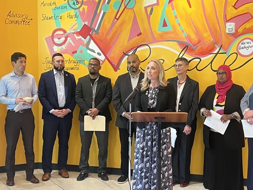 Small business pilot press conference