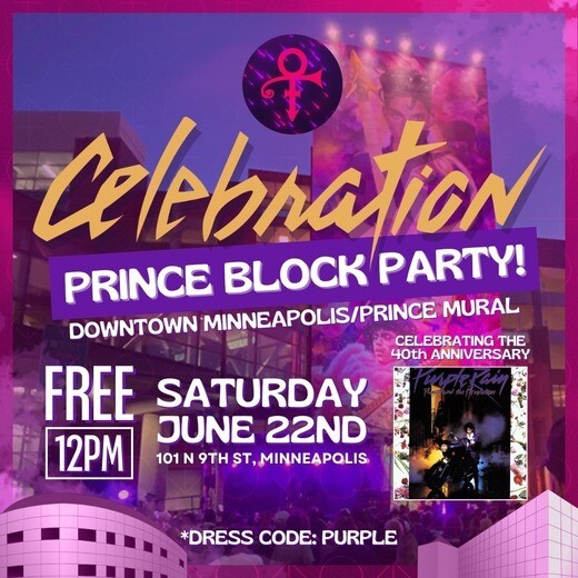Prince Block Part Event Flyer
