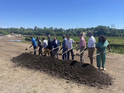 CM Vetaw at Upper Harbor Terminal groundbreaking