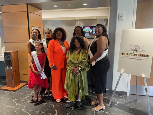 CM Vetaw at a juneteenth event