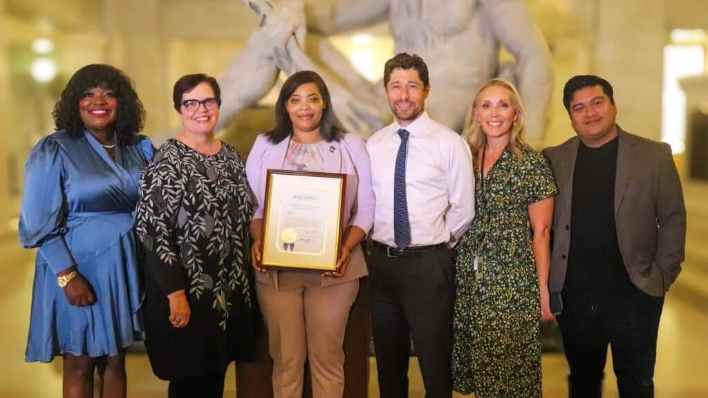CM Vetaw and Michelle Phillips at her swearing-in ceremony