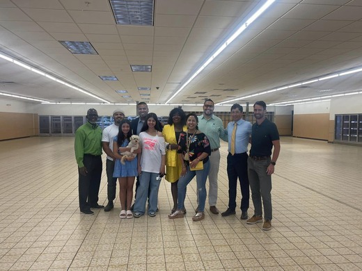 CM Vetaw at the old aldi building