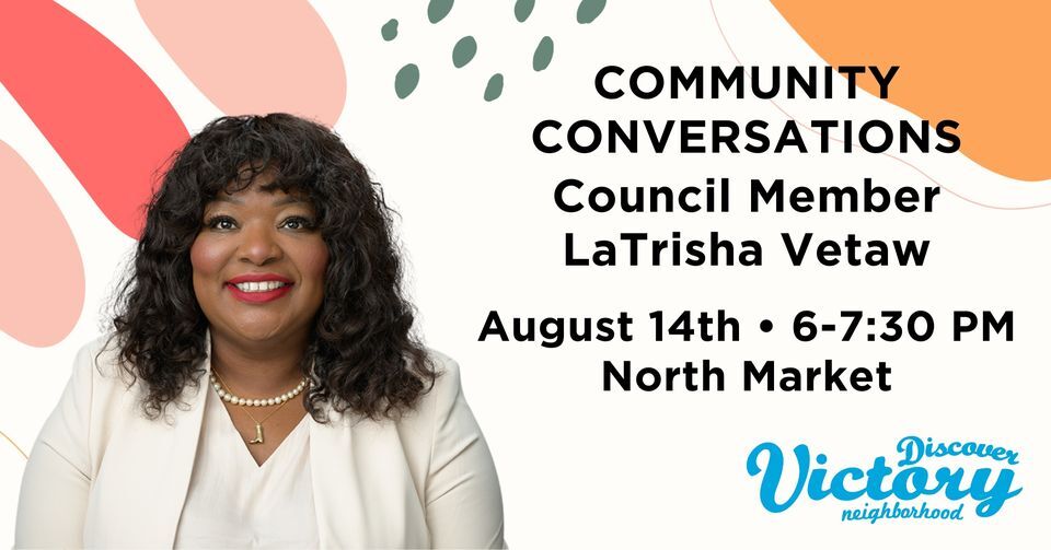 Community Conversations event flyer