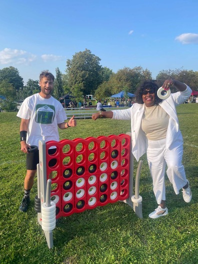 CM Vetaw at the Folwell Ice Cream Social