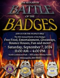 Battle of the Badges event flyer