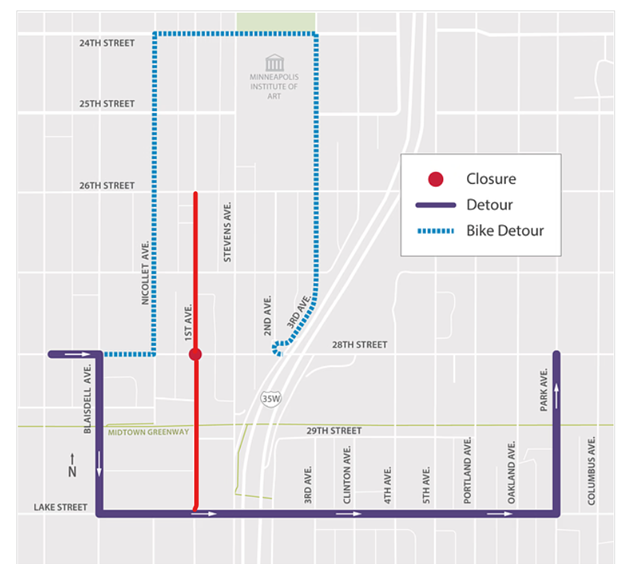 1st Ave s closure