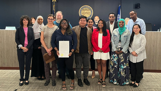 Welcome Week honorary resolution