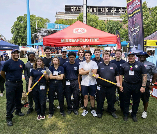 Minneapolis Fire Explorers at the Minnesota State Fair