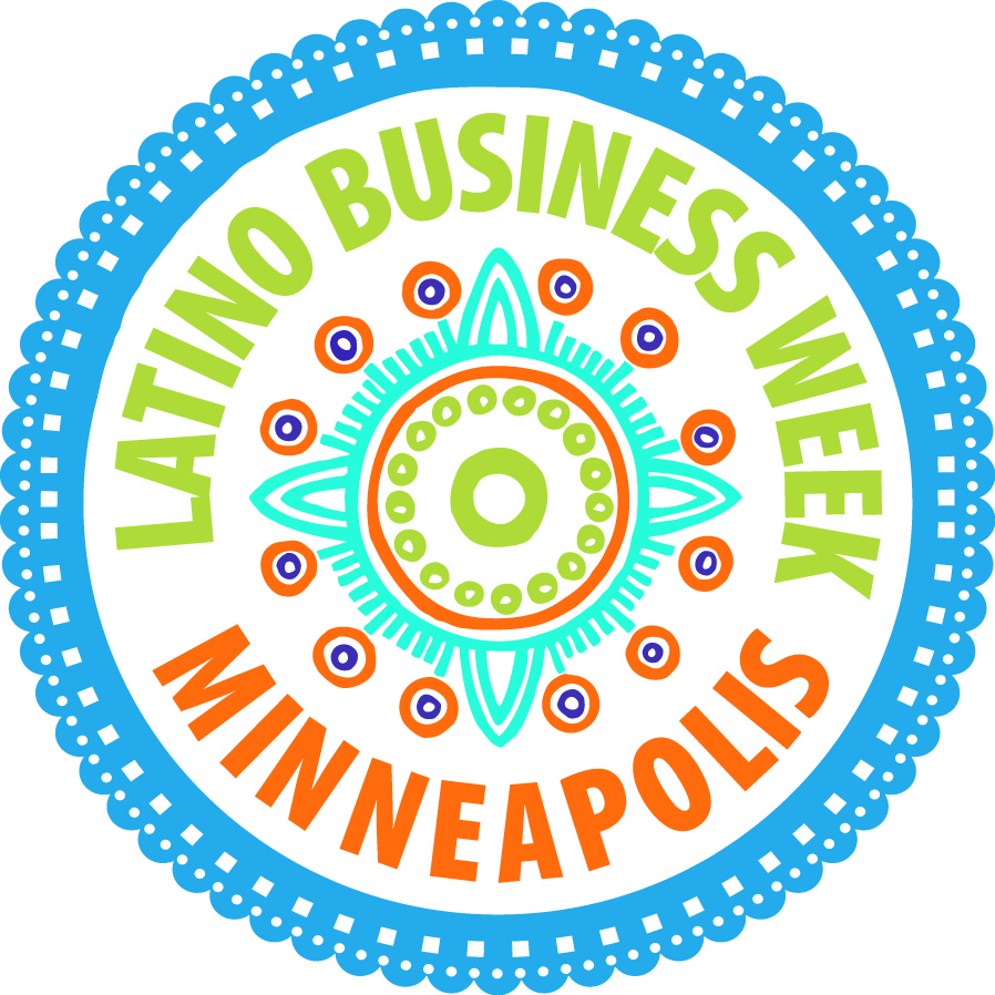 colorful round logo for Minneapolis Latino Business Week