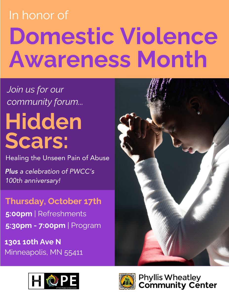 PWCC Domestic Violence Awareness Month Event