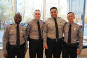 Four new Minneapolis Police Department community service officers at the CSO Welcoming Ceremony on Oct. 28.