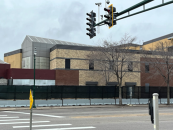 The outside of the Minnehaha 3000 building, located at the corner of Lake Street and Minnehaha Avenue.