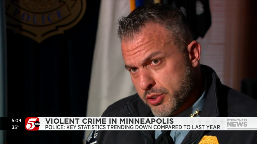 Preview of KSTP news story 'Minneapolis begins year with ‘significant decrease’ in violent crime' from March 4, 2025