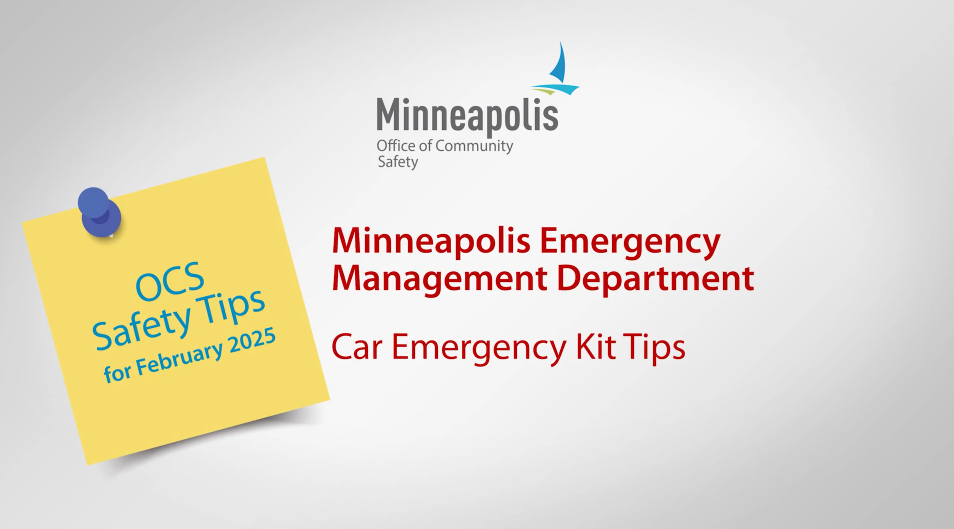 Minneapolis OCS Safety Tips – 2025 Car Emergency Kit