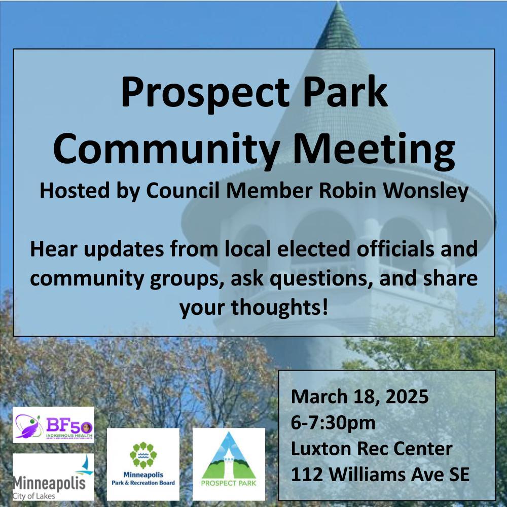 Prospect Park Community Meeting March 2025 