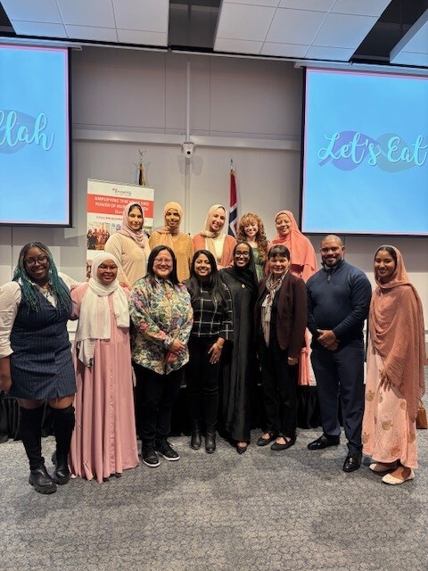 CM Wonsley at iftar hosted by Reviving the Islamic Sisterhood for Empowerment, along with a variety of elected officials and community leaders. 