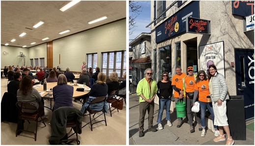 Photos from Lunch with Linea and Neighborhood Safety Walk