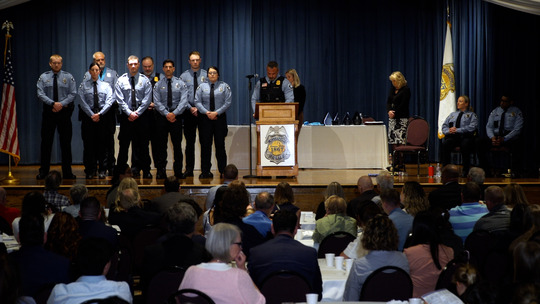 MPD officers receive the Medal of Valor Award for their bravery and heroism on May 30, 2024.