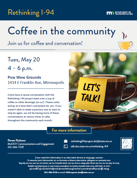 Rethinking I-94 Coffee in Community