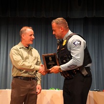 Andy Hersey receives Citizen's Lifesaving Award