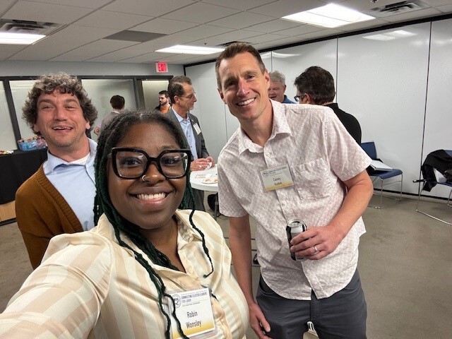 Council Member Wonsley with labor leaders at the MRLF Convening. 