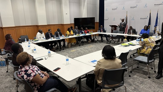 Office of Community Safety Commissioner speaks to Kenyan delegation at the Emergency Operations Center