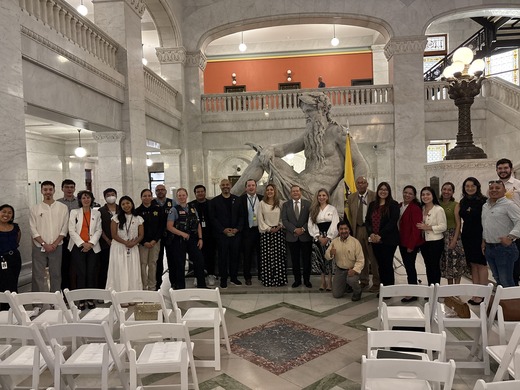 Ceremony for Ecuadorian Independence Day Resolution