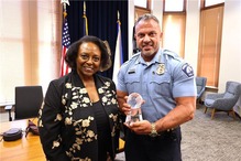 Chief Brian O’Hara received 2025 International Citizen Award, presented by the LaJune Thomas Lange International Leadership Institute. 
