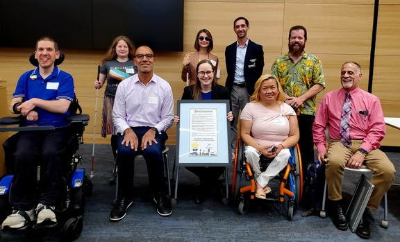 Celebration of 35-year anniversary of the ADA group photo July 2025